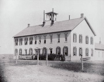 Boarding School, Pine Ridge Agency, Dakota, 1884