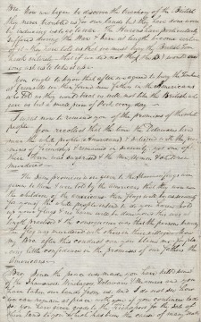 Tecumseh's Speech to Governor Harrison, 20 August 1810