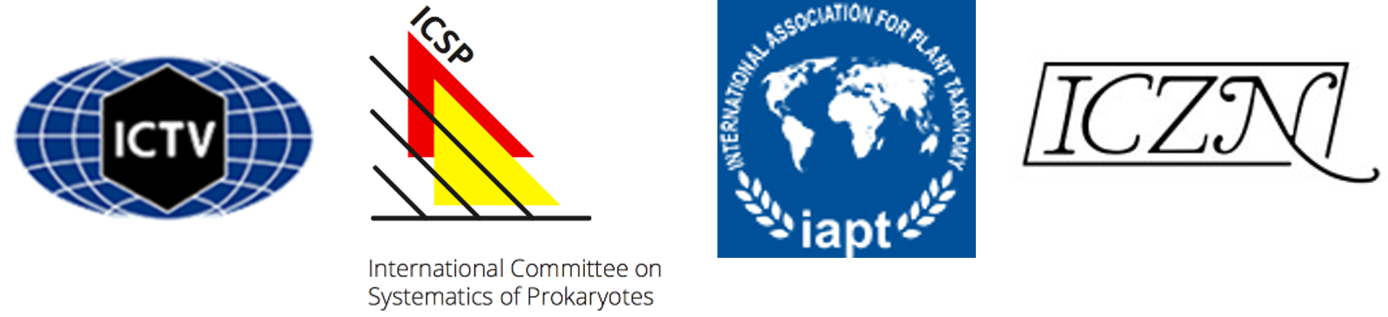 image for logos of the 4 taxonomy groups