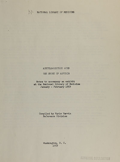 The title page of a book