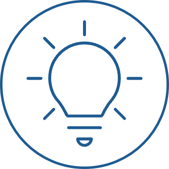 lighted bulb icon
