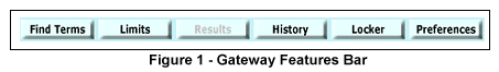 Gateway features bar