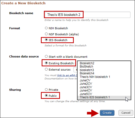 BioSketch  NoskeWiki