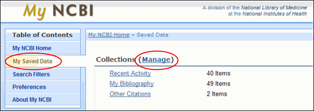Click on Manage.