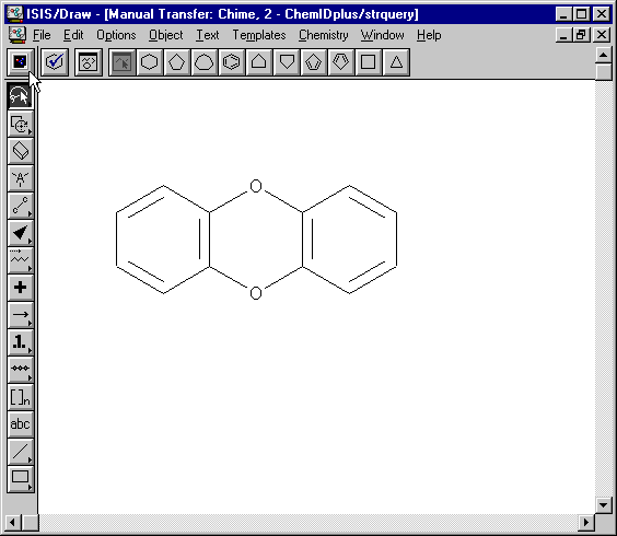 Figure 10 - ISIS/Draw - Dibenzodioxin Structure