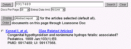 Graphic of Brief Display of a Citation from an Electronic Publication