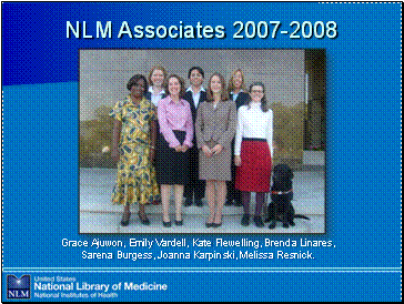 Photo of NLM Associates 2007-2008