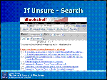 If Unsure - Search