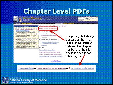Chapter Level PDFs