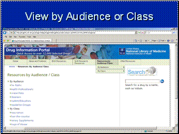 View by Audience or Class
