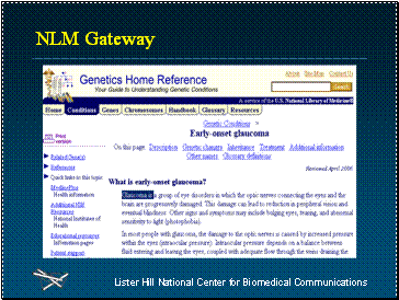 Genetics Home Reference page on Early-onset glaucoma