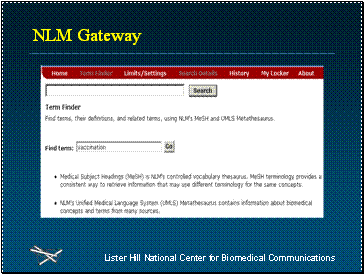 NLM Gateway Term Finder