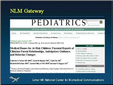 PubMed results display
