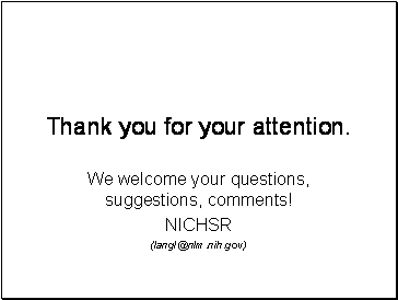 Thank you for your attention.