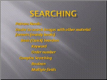 Searching