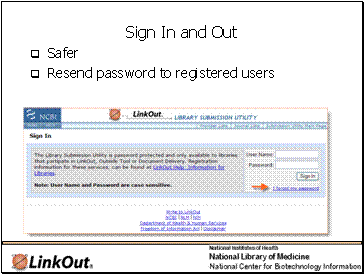 Sign In and Out