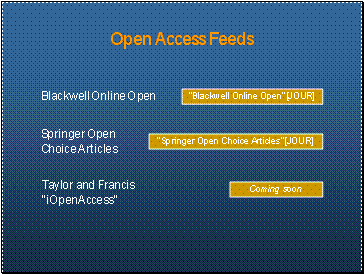 Open Access Feeds 