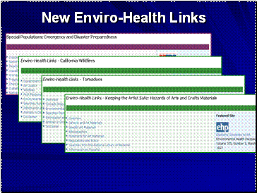 New Enviro-Health Links