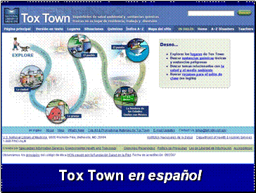 Tox Town en español
