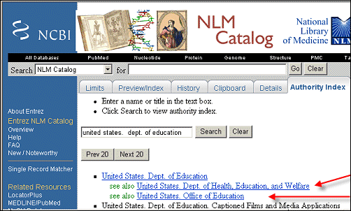 Screen capture of citation context menu.