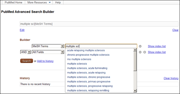 Screen capture of citationcontext menu.