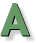 Drop cap graphic of the letter A