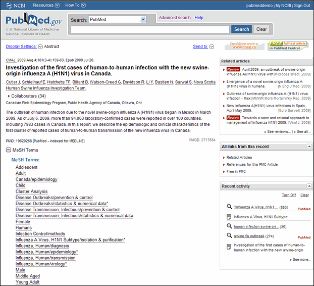PubMed Abstract Format.