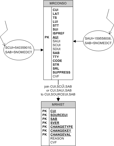 How to perform searches in the source history file: MRHIST graph