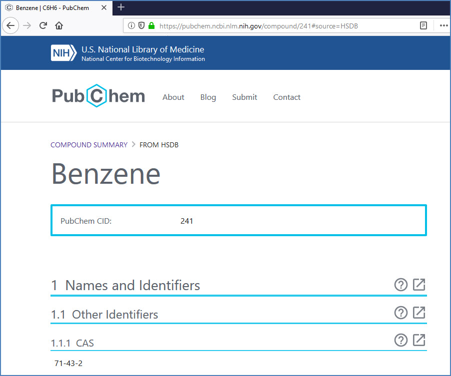 Applying this filter will allow you to access HSDB-only content in PubChem