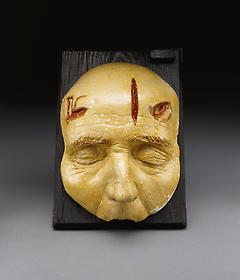 Death mask, with wounds added, about 1965