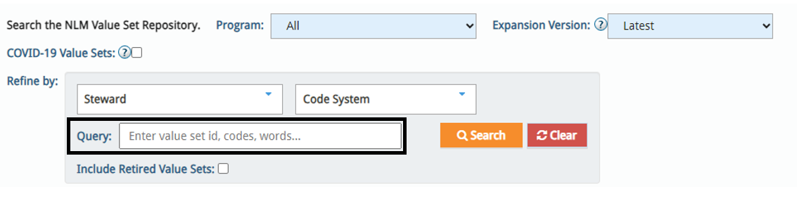 VSAC Query