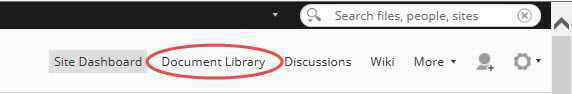 Fig. 38: Select the Document Library Icon